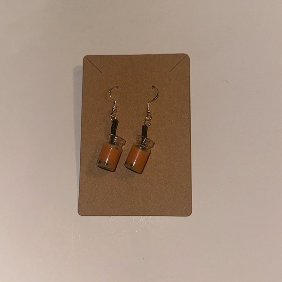Boba Tea Earrings - Picture 4 of 8